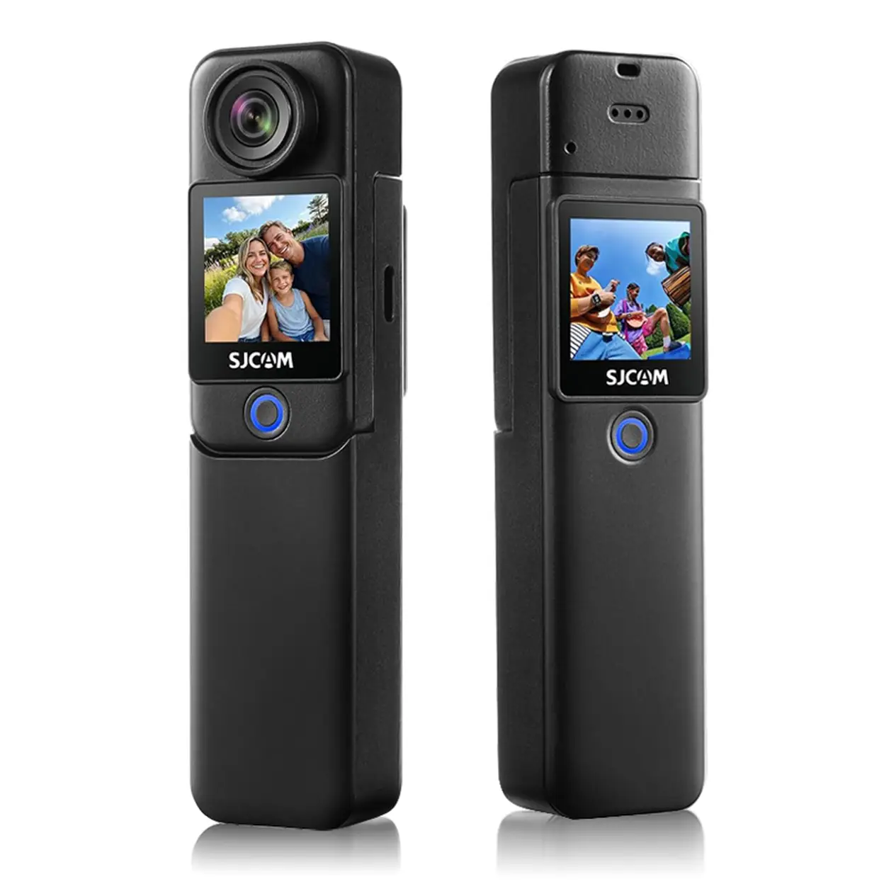 SJCAM C300 4K Action Camera Ultra Long Battery Life 460 Mins with 6-Axis EIS Stabilization 1.3 Inch Touch Screen 30m Waterproof with Case 20MP Photo Fast 5GHz WiFi to Phone Slow Motion for Vlogging Mo