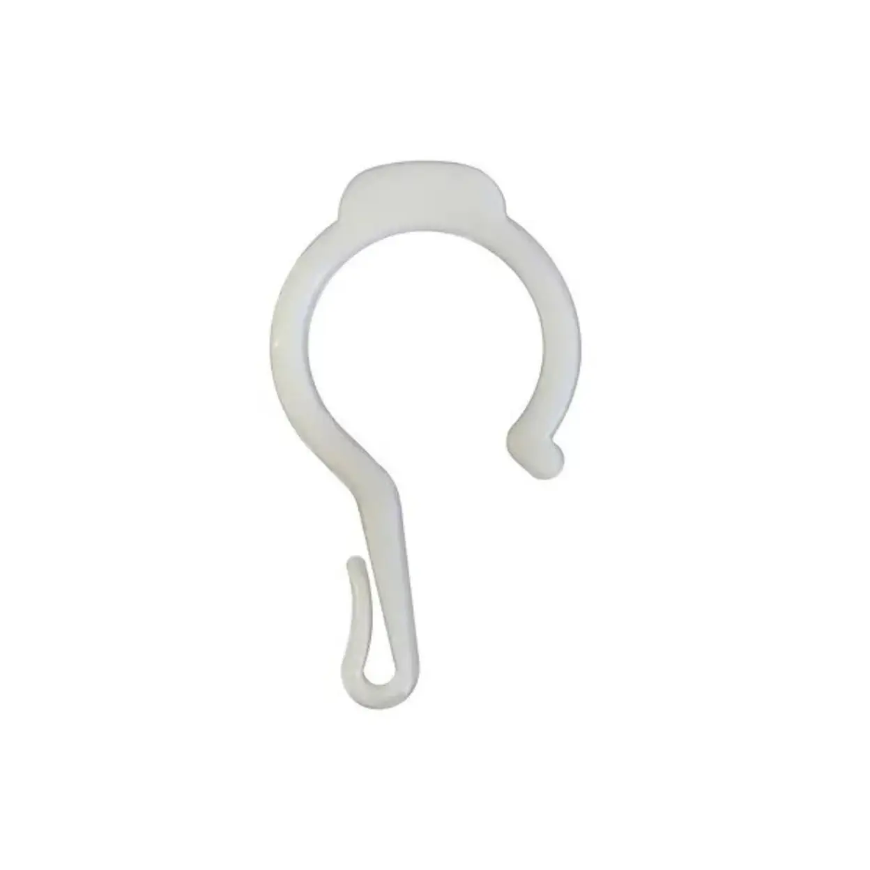 Furn Essentials Eyelet Curtain Lining Hooks White 24pcs