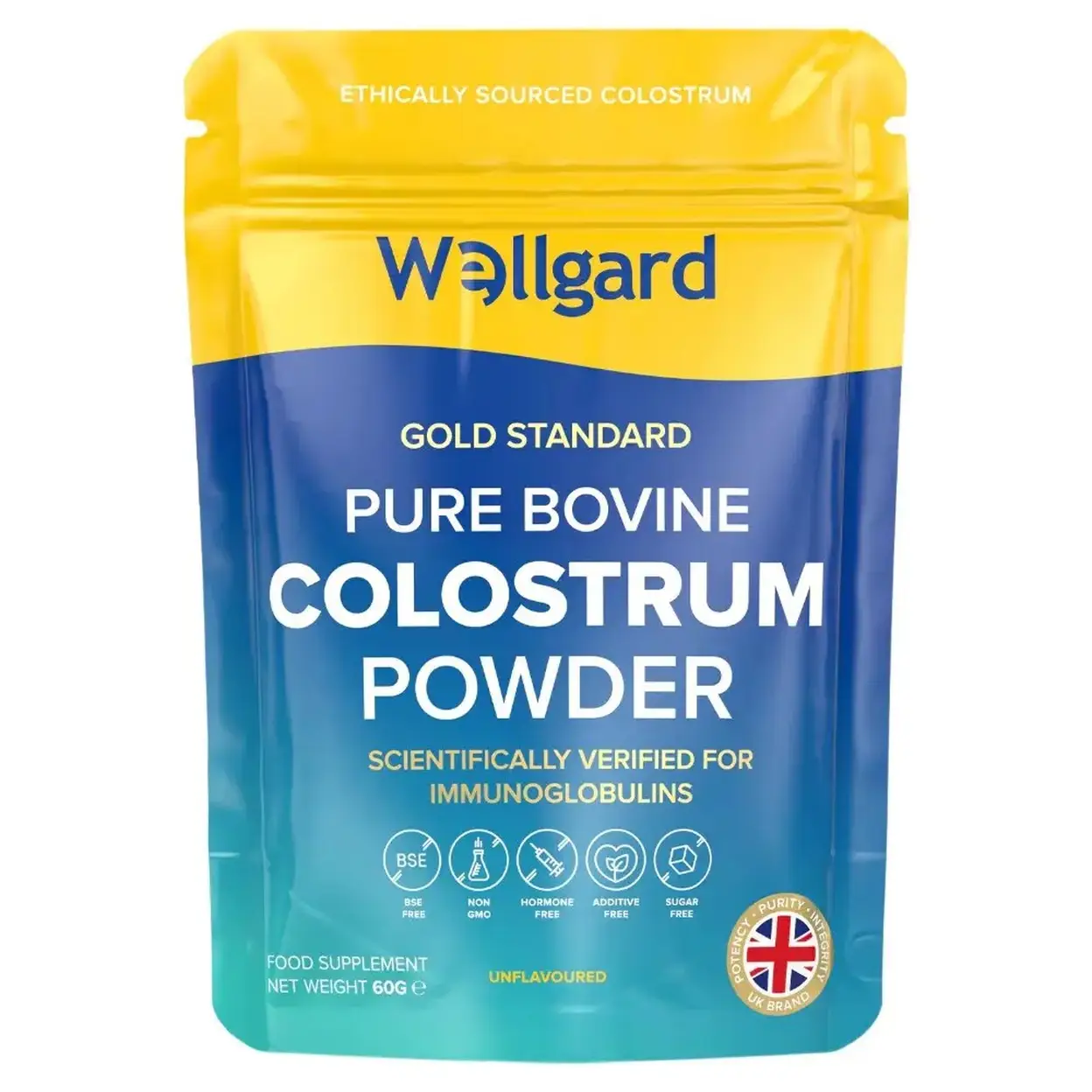 Wellgard Colostrum Daily Wellness Support Powder - 60g