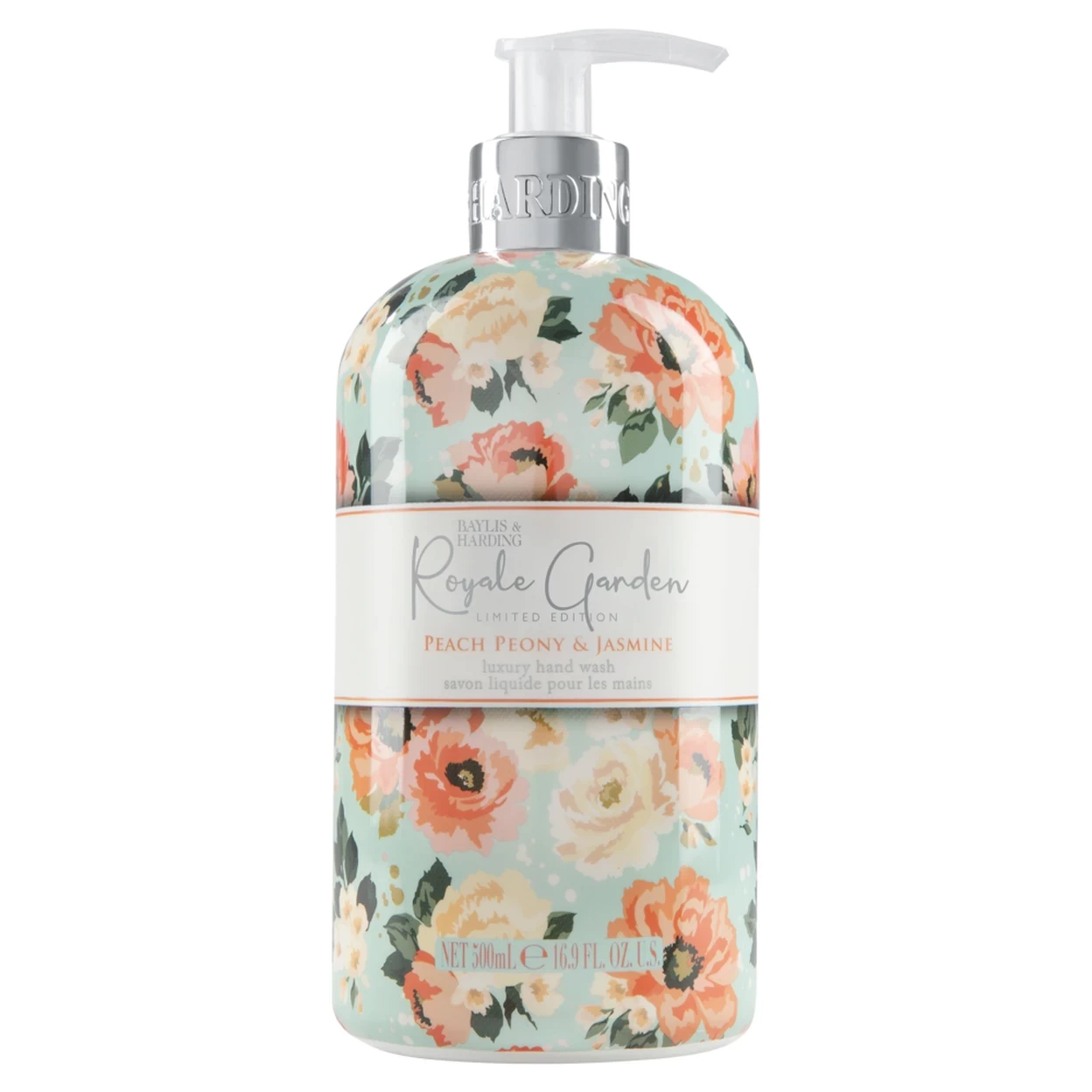 Baylis & Harding Royale Garden Peach Peony & Jasmine Luxury Hand Wash 500ml