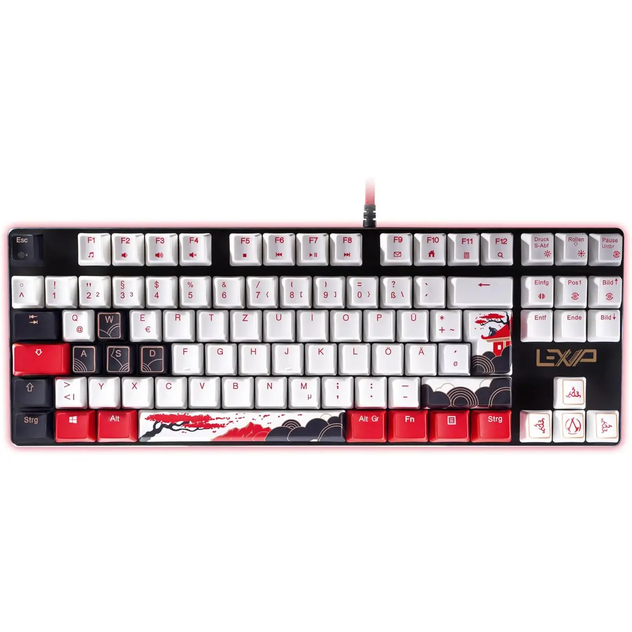 Lexip X Ubisoft Assassin's Creed Shadows Qwerty Keyboard