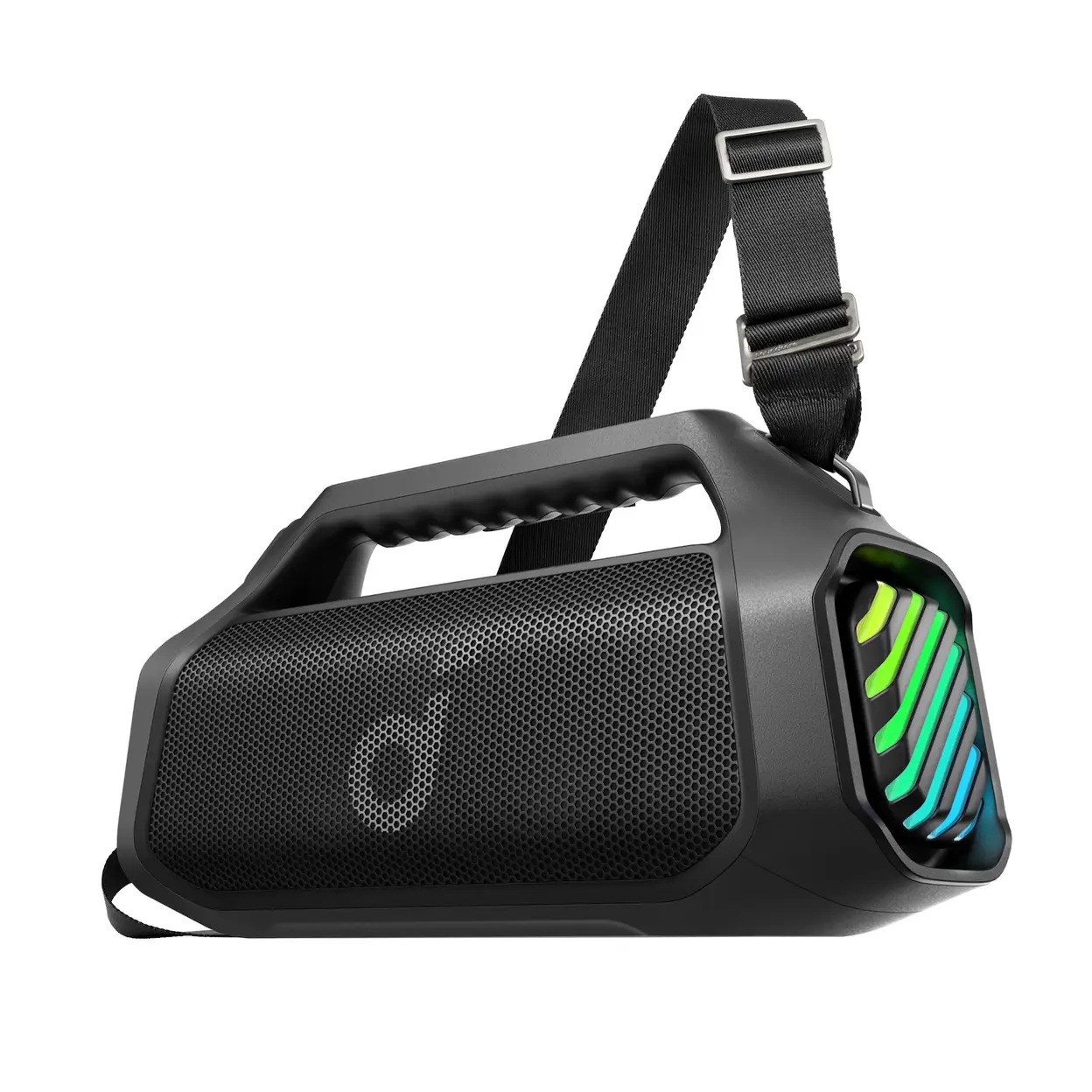 Soundcore Boom 2 Pro Outdoor Speaker, 140W 2+2 Channels, BassUp 2.0, IP68 Dust and Waterproof, RGB Lights, USB-C, Power Bank, BT 5.3, Portable Bluetooth Speaker